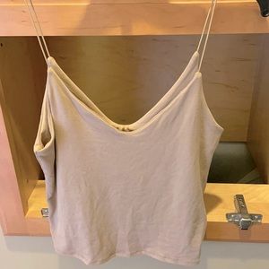 BRAND NEW Gaze Nude/ Beige Spaghetti strap top!